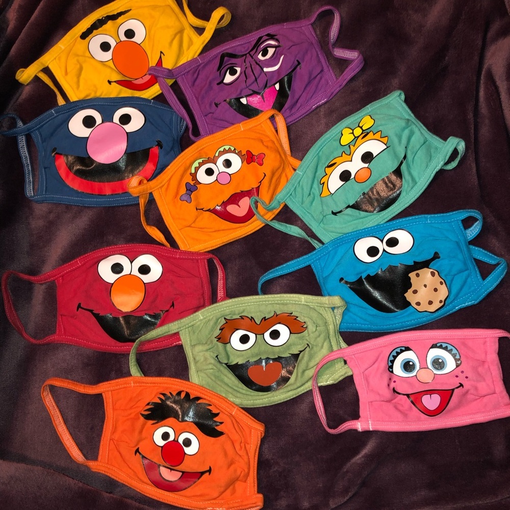 Face masks.